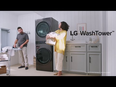 LG WashTower™ : Integrated, Intelligent laundry solution