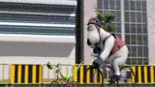 Medve Bernard - Cyklista