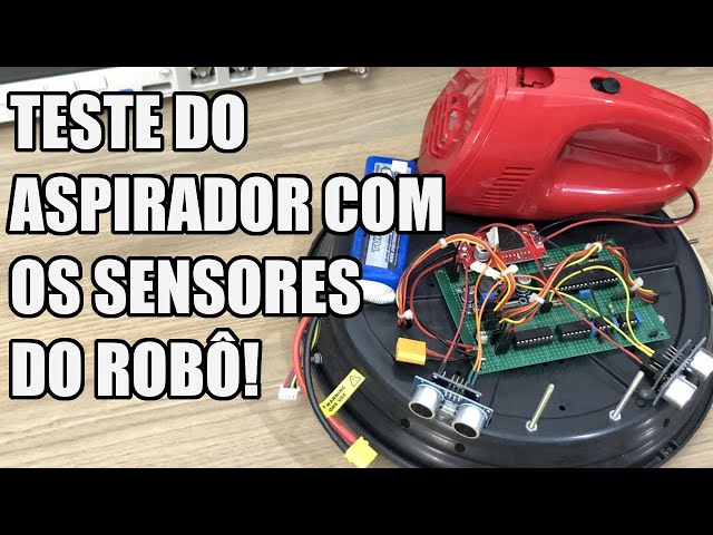 ROBÔ ASPIRADOR COM SENSORES | Usina Robots US-3 #056