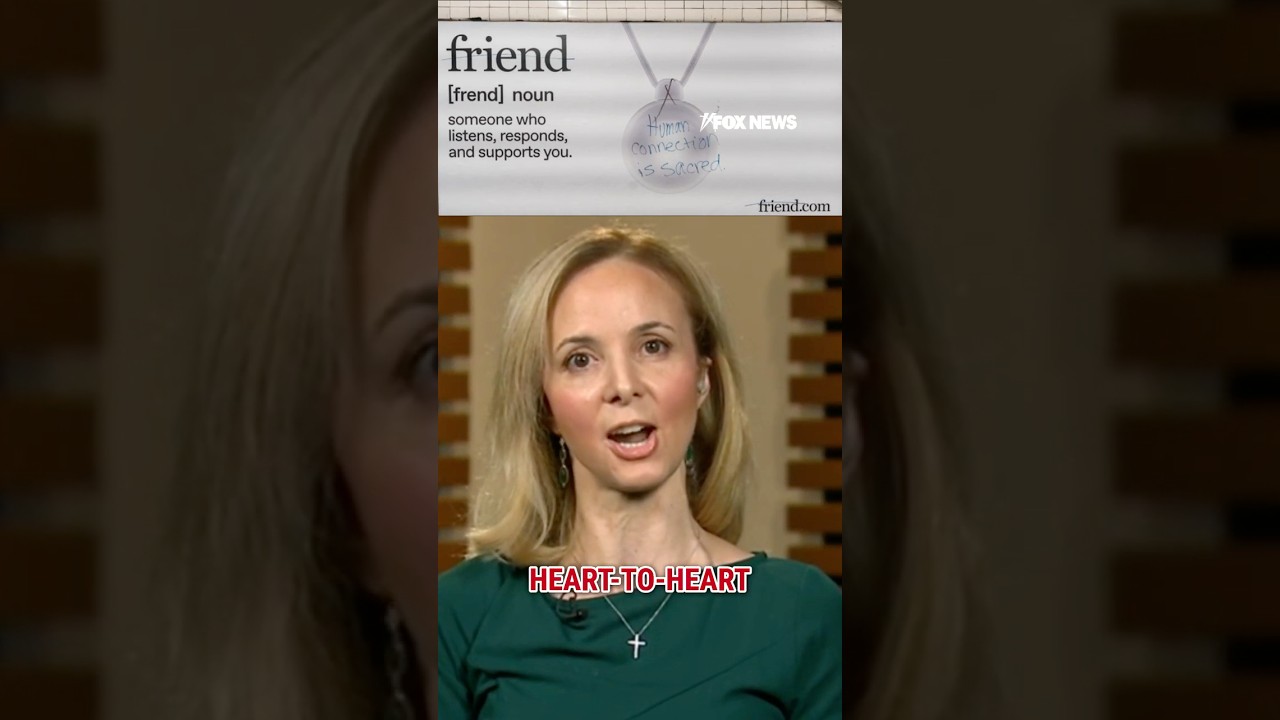 AI ‘Friend’ founder FIRES BACK at claims it could replace human connection #shorts #ai #fox #tech