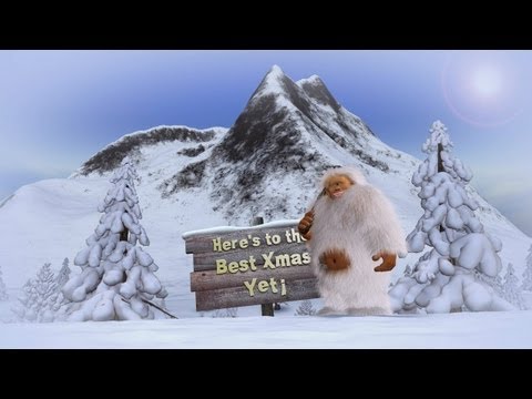 DIGITALmotion: Animated Christmas Card - Dancing Yeti