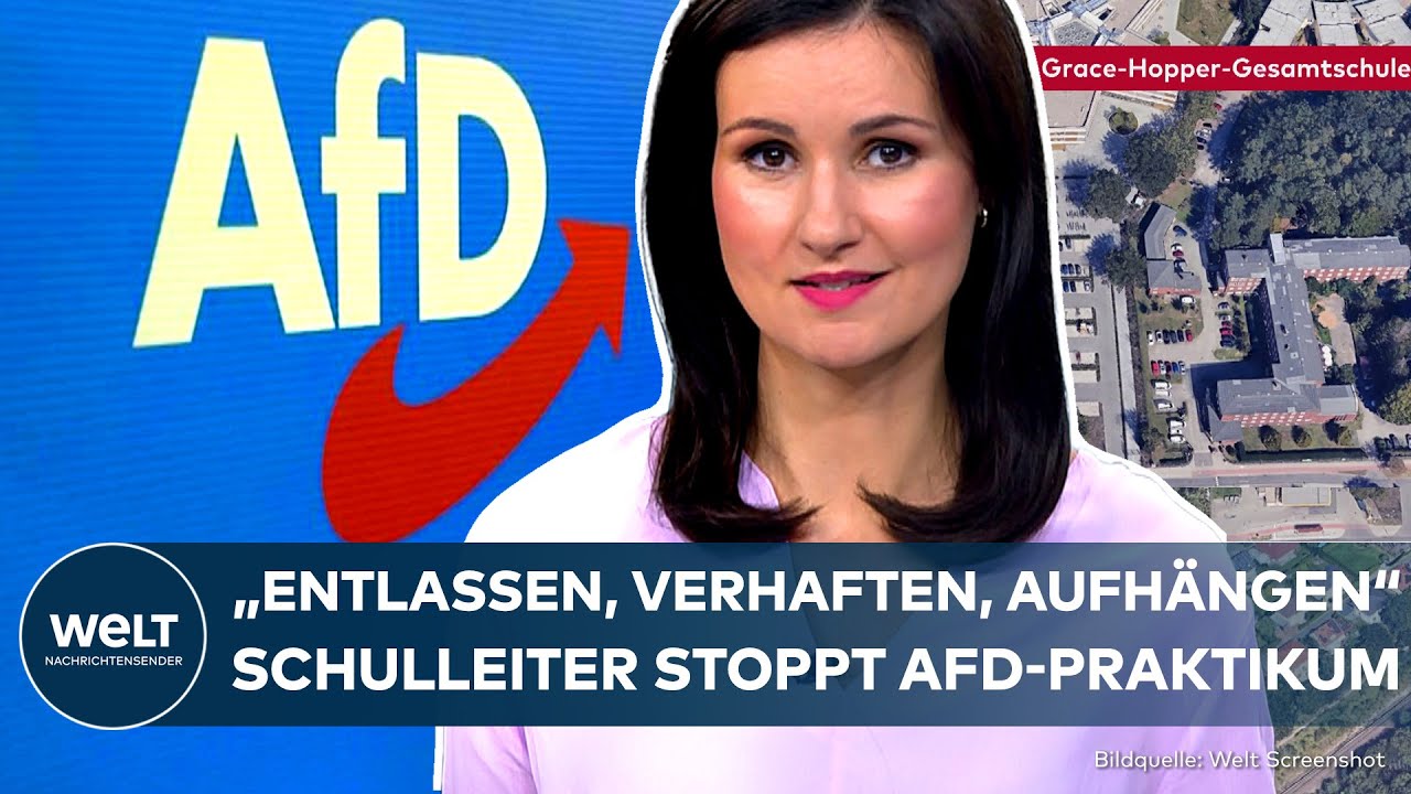 DEUTSCHLAND: Skandal! Schulleiter verbietet Schüler-Praktikum bei AfD und erhält heftige Drohungen!