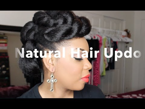 Natural Hair | Natural Hair Updo With Braiding Hair Tutorial Natural Hair | Natural Hair Updo With Braiding Hair Tutorial