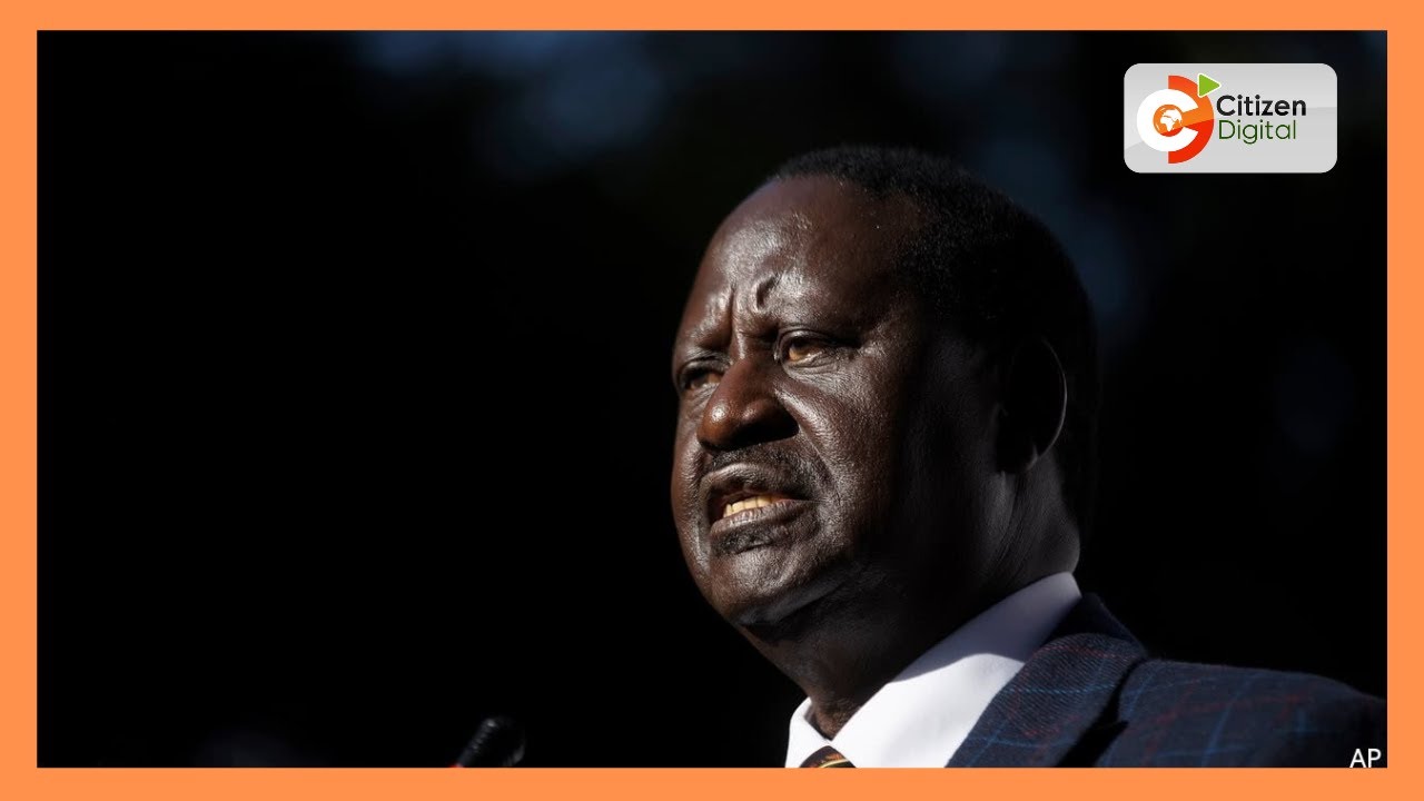 Raila Odinga preaches peace in first public address since elections