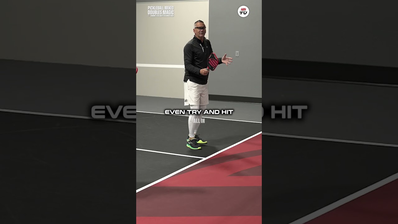 Pickleball coaches Susannah Barr/Dominic Catalano will teach about the dink strategy and the "why" 🙏