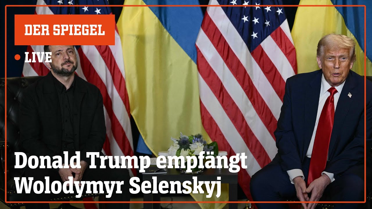 Livestream: Donald Trump empfängt Wolodymyr Selenskyj | DER SPIEGEL