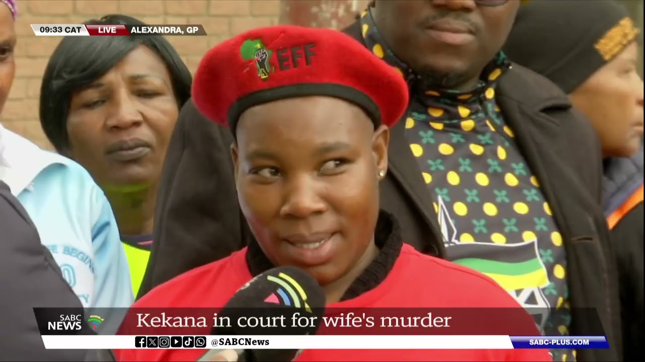 Cecil Kekana in court for the murder of his wife, Didi Lekganyane