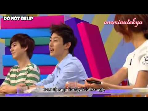 ENGSUB Eunhyuk talks about Lee Soo Man and imitates him