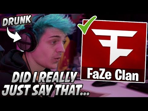 Ninja Gets DRUNK On Stream & Accidentally LEAKS That He Is Joining FAZE! (NinjasHyper)