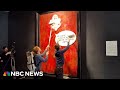 WATCH: Animal rights activists deface portrait of King Charles III