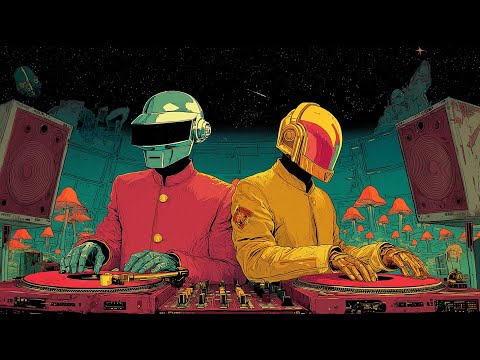 Daft Punk Datawave Seduction 🍄🤖 | Chill French House, Future Funk, Disco, Electronic Playlist