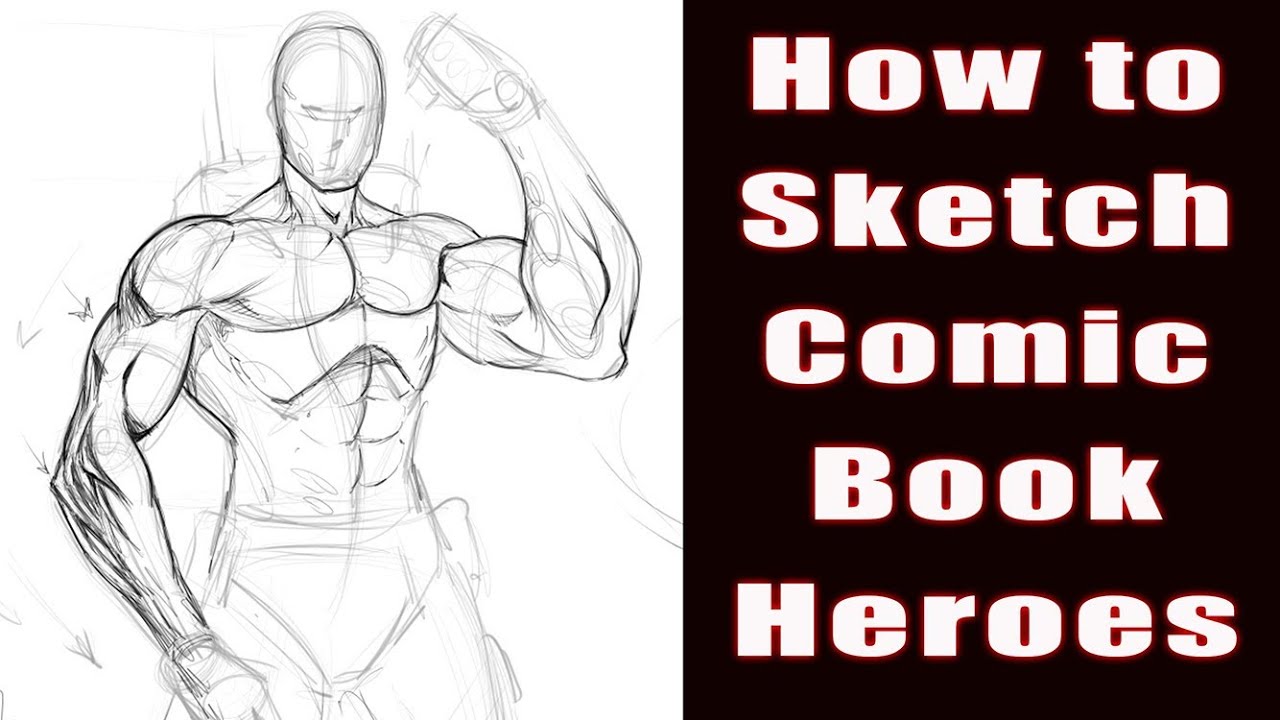 How To Draw Comic Book Heroes Video Youtube 1607