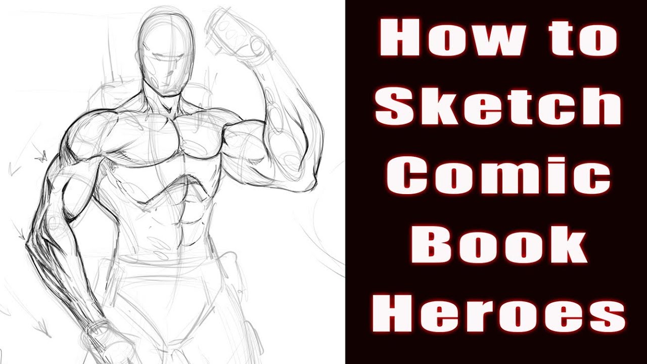 How To Draw Comic Book Heroes Video YouTube