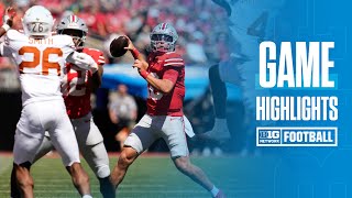 Texas at Ohio State | HIGHLIGHTS | Big Ten Football | 08/30/2025