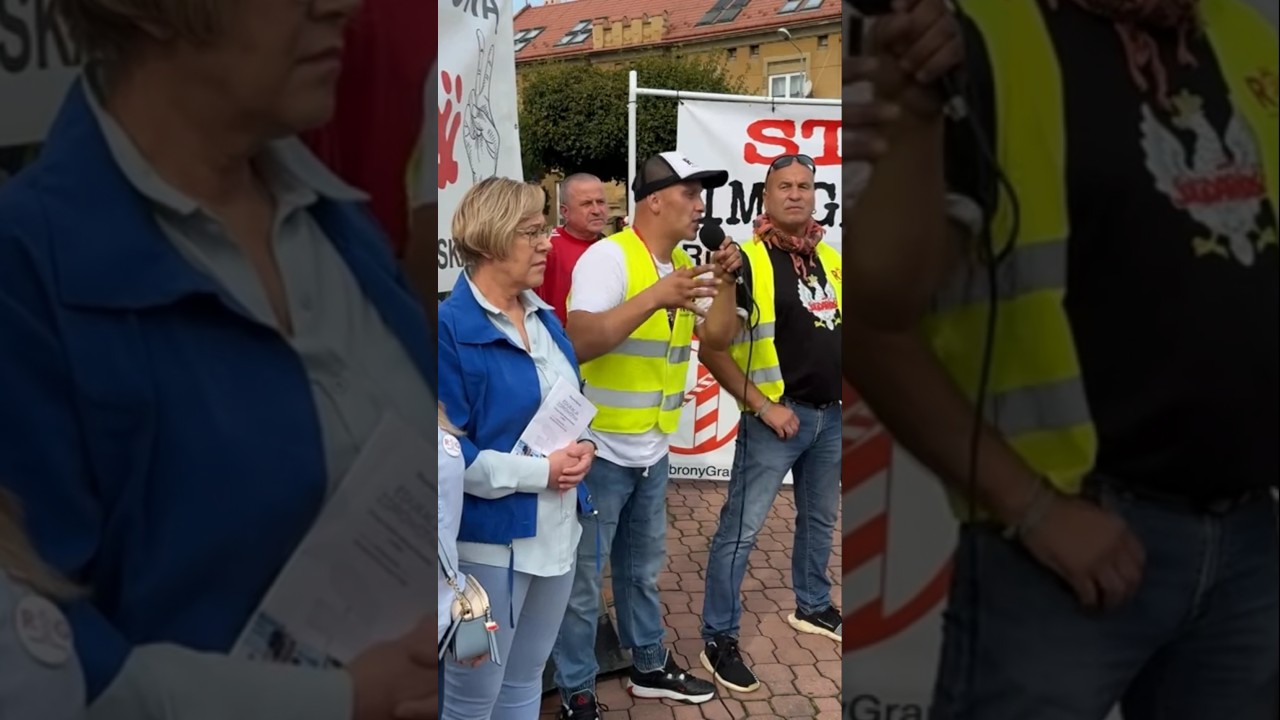 Protest przeciwko migracji w Bochni!