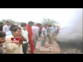 Fire in drainage in Vizianagaram frightens locals