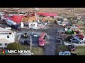 Drone video shows tornado destruction in Wisconsin