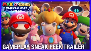 Mario + Rabbids Sparks of Hope: Gameplay Sneak Peek Trailer | #UbiForward | Ubisoft [NA]