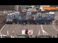 Armored police block French farmers on highway to Paris | REUTERS  - 00:42 min - News - Video