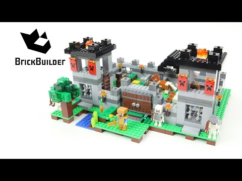 Lego Minecraft 21127 The Fortress - Lego Speed Build - Xem 