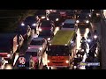 Massive Traffic Jam In IKEA Road | Hyderabad Rains | V6 News  - 03:12 min - News - Video