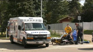 Teen set on fire at school in Saskatoon