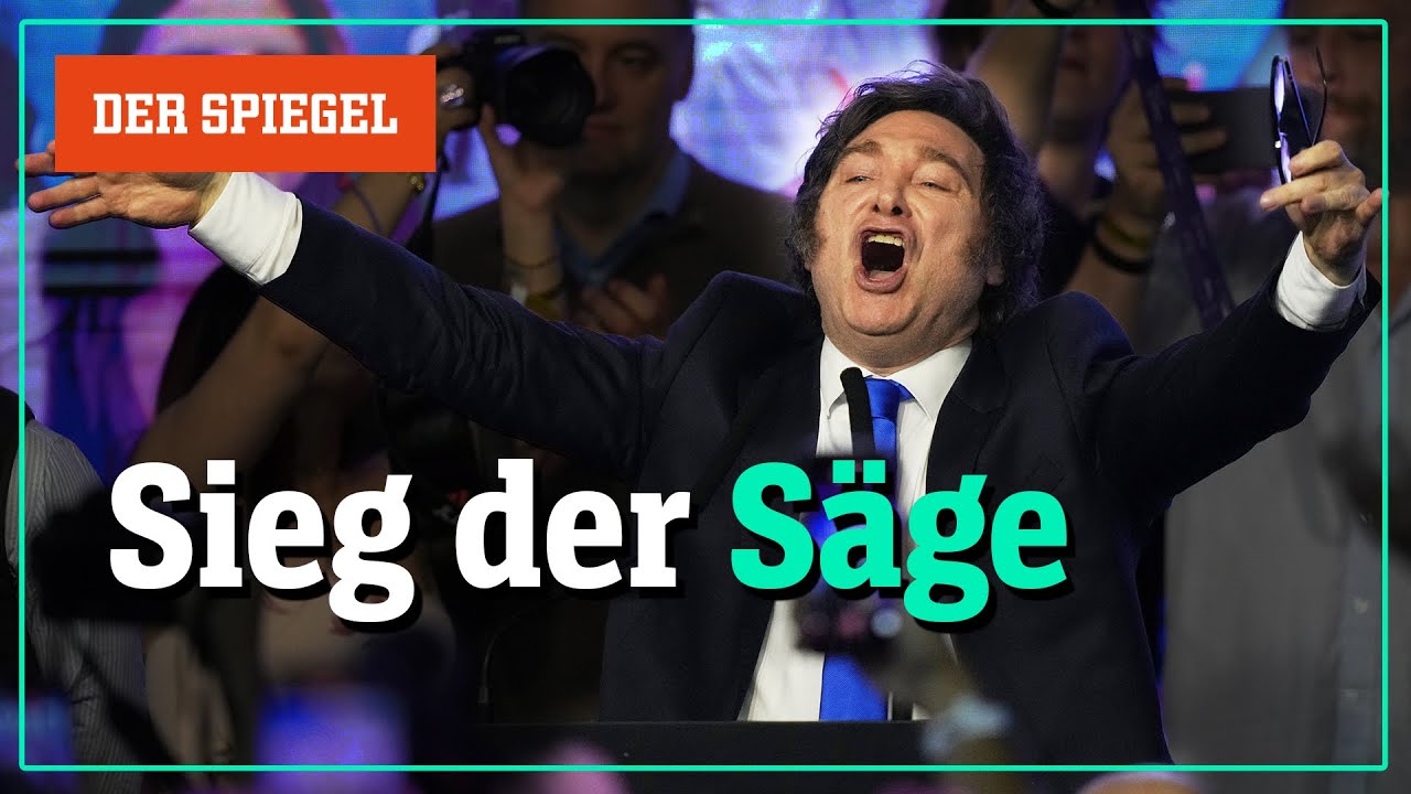 Wahlerfolg für Milei: Argentinien klammert sich an die Kettensäge – Shortcut | DER SPIEGEL
