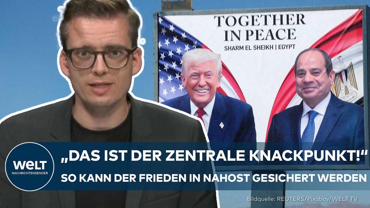 ISRAEL: "Ziel, dass Trump involviert bleibt!" - Deal mit Hamas bleibt zentrale Herausforderung!