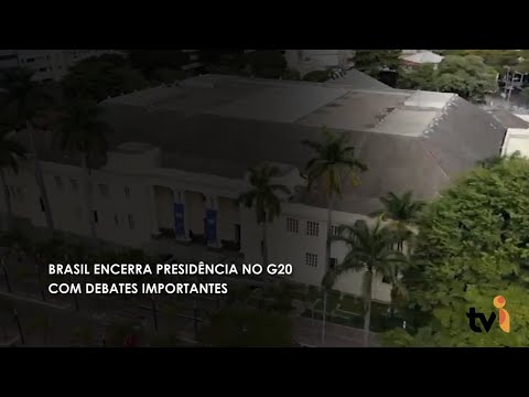 Vídeo: Brasil encerra presidência no G20 com debates importantes