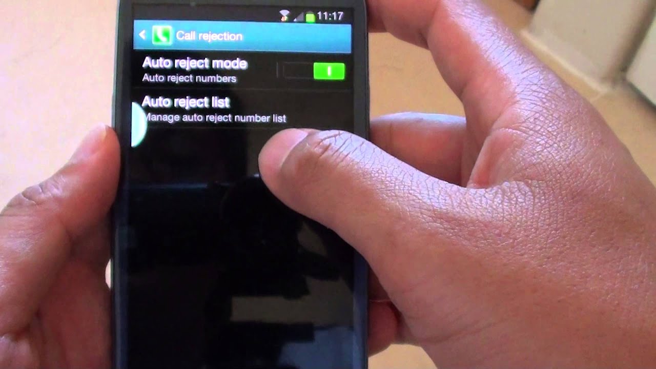 samsung-galaxy-s3-how-to-block-a-phone-number-youtube