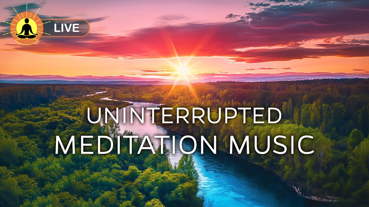 🔴 Relaxing Meditation Music 24/7, Sleep Music for Deep Sleeping, Sleep Meditation, No Mid-Roll Ads