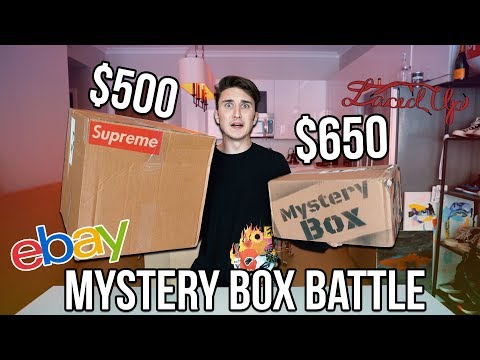 $500 EBAY SUPREME MYSTERY BOX VS $650 LACED UP MYSTERY BOX!