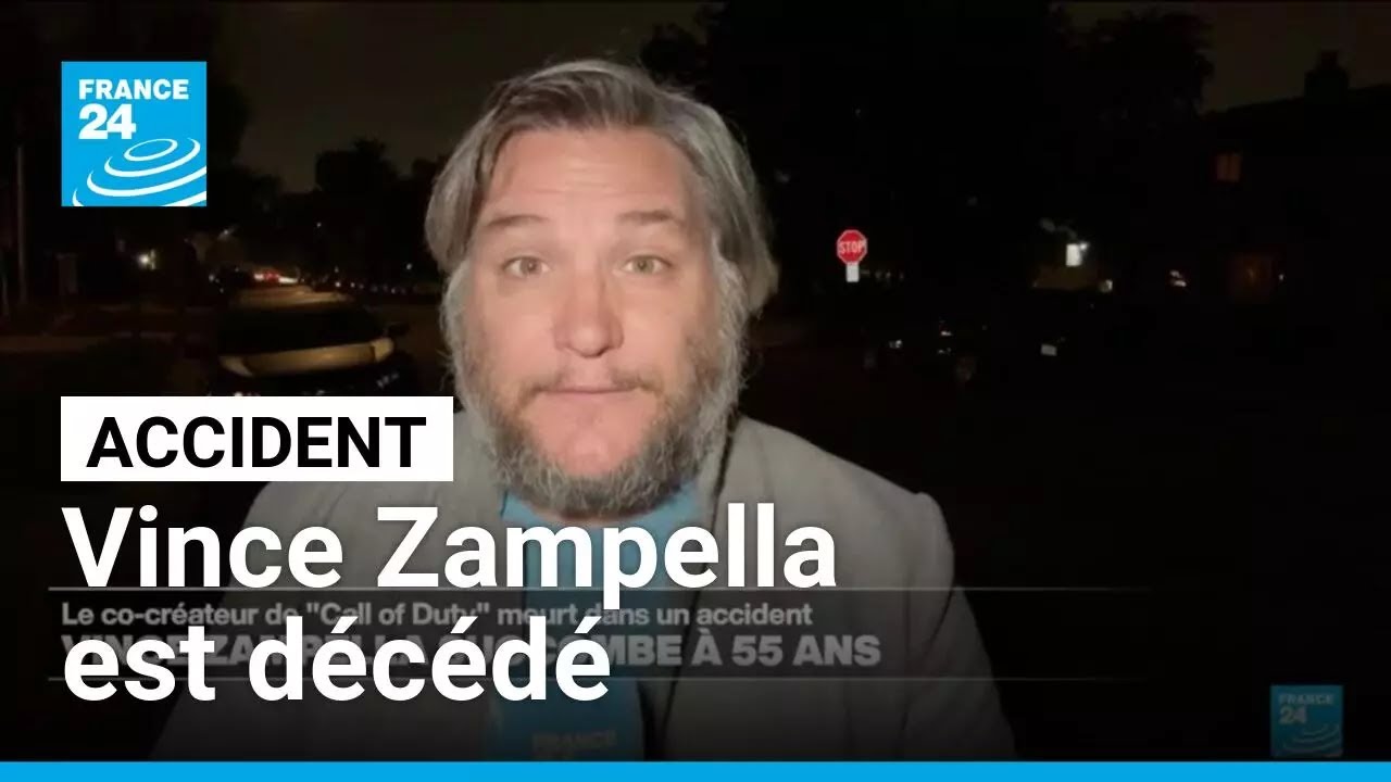 Vince Zampella succombe dans un accident d'une grande violence • FRANCE 24