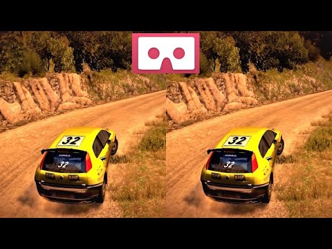 Colin McRae Dirt 3D VR video 3D SBS VR Box google cardboard