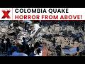 Colombia Earthquake Aftermath: Drone Footage Shows Damaged Buildings In Cali