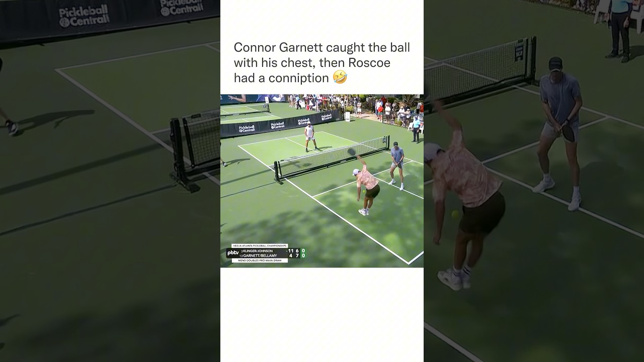 Hilarious pickleball point 🤣
