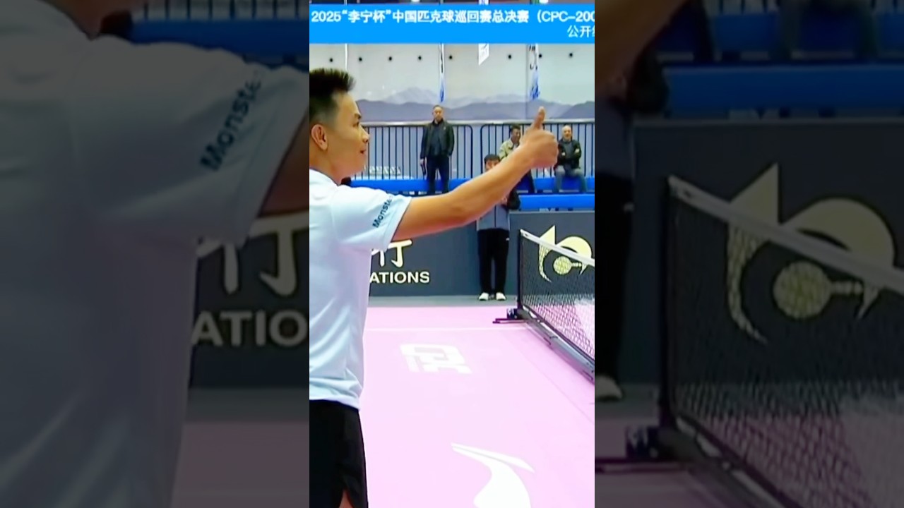 Thumbs up worthy pickleball shot 👍🏼