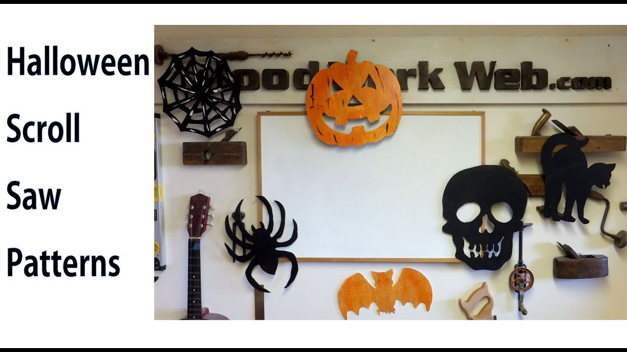 Easy Scroll Saw Patterns for Halloween - A woodworkweb.com video - YouTube.