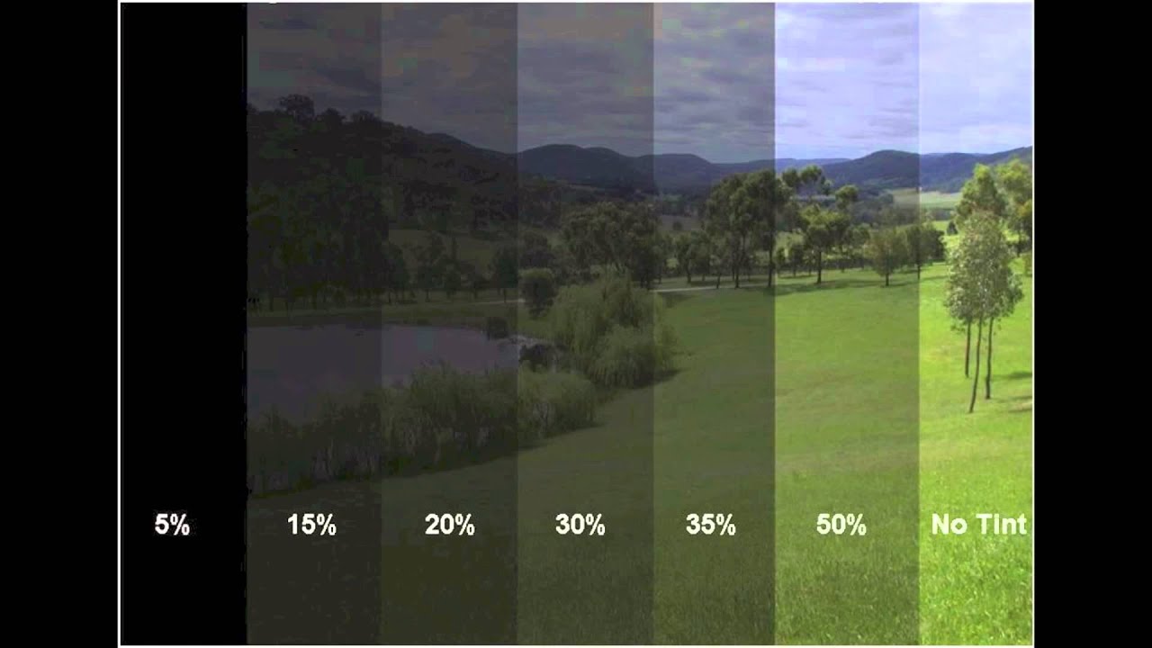 Window Tint Chart YouTube