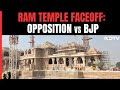 Ahead Of Ram Temple Event, War Of Words Between BJP, Opposition