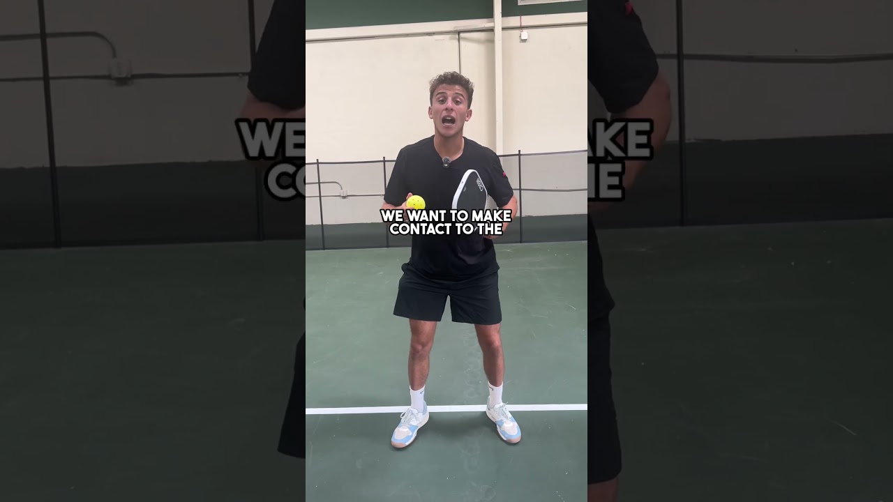 How to hit a 3rd shot drop in pickleball in under 60 seconds! #pickleball #pickleballtips