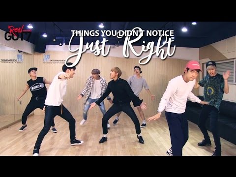 THINGS YOU DIDN'T NOTICE IN GOT7'S JUST RIGHT DP (REAL GOT7 VER.)