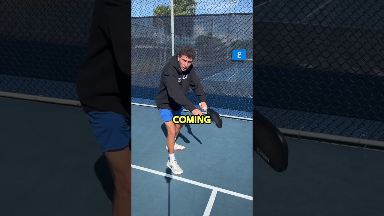 How To Hit The Banana Serve In Pickleball! #pickleball #pickleballtips #shorts