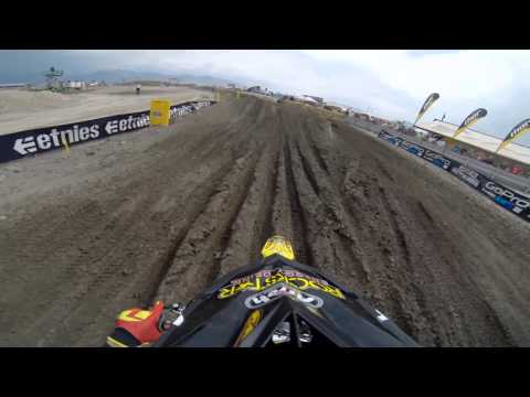 GoPro HD: Ryan Sipes Lap 1 Moto 2 - Miller MX Lucas Oil Pro Motocross Championship 2013 