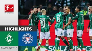 Last-Minute Winner! | SV Werder Bremen — Holstein Kiel 2-1 | Highlights | Matchday 10 – Bundesliga