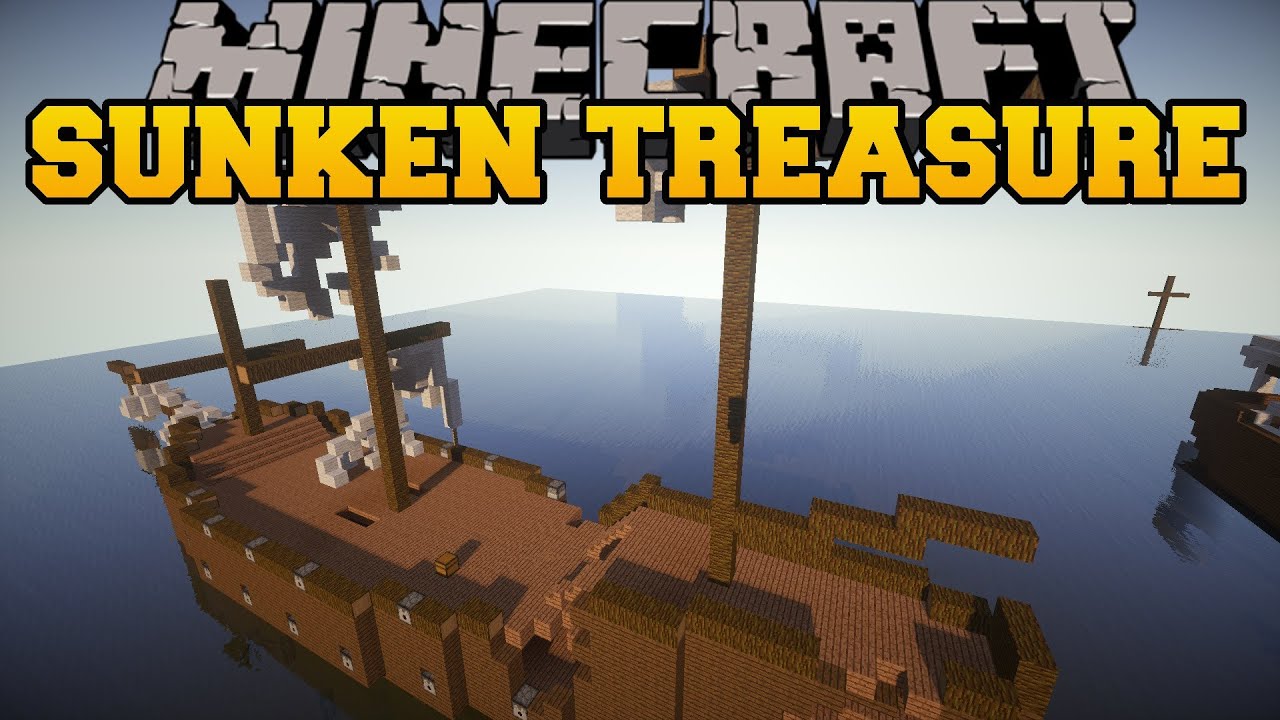 Minecraft: SUNKEN TREASURES (EXPLORE SHIPS FOR GREAT REWARDS!) Mod ...