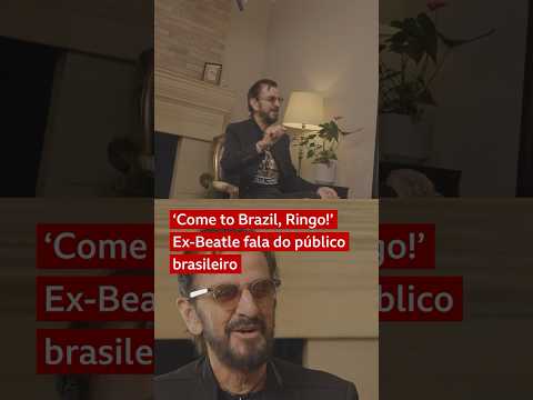 Baterista dos Beatles, Ringo Starr, diz que 'amou o Brasil'