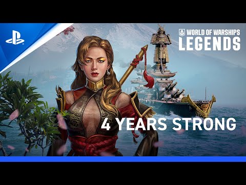 World of Warships: Legends - 4 Years of World of Warships: Legends | PS5 & PS4 Games