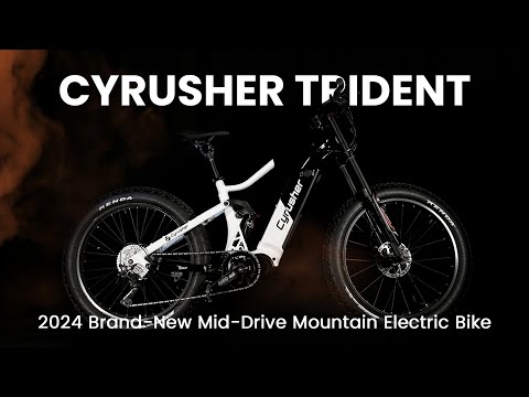 Check out the exciting new Cyrusher Trident mountain electric bike 2024 #cyrusher #trident #fattire