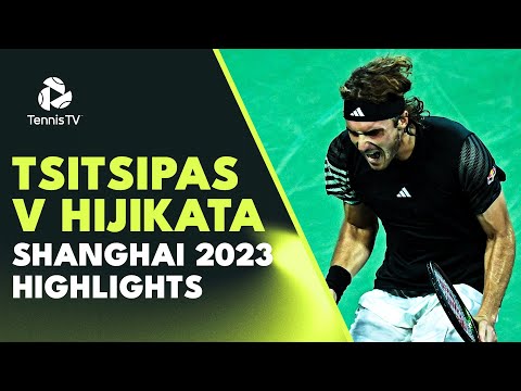 Stefanos Tsitsipas vs Rinky Hijikata Highlights | Shanghai 2023